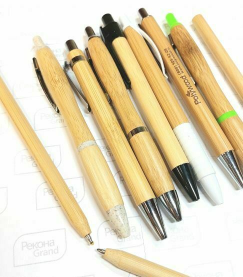 эко ручки из бамбука