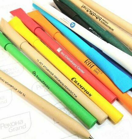 эко ручки с логотипом