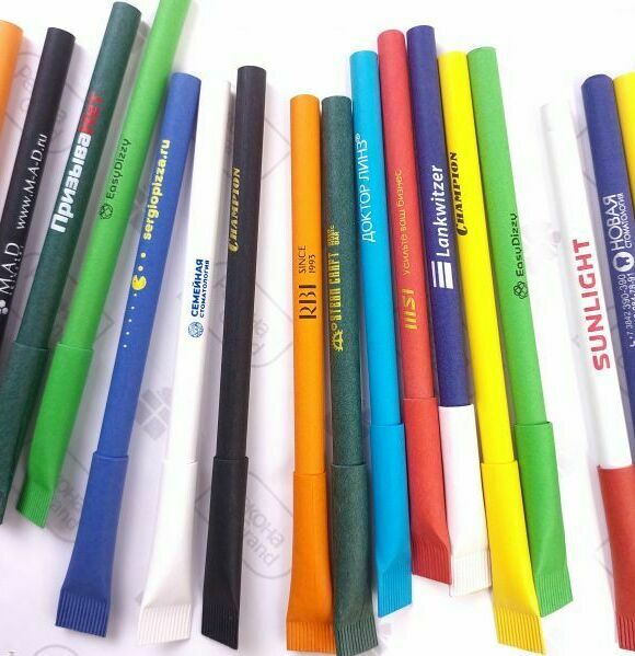 эко ручки с логотипом