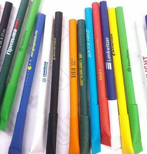 эко ручки с логотипом